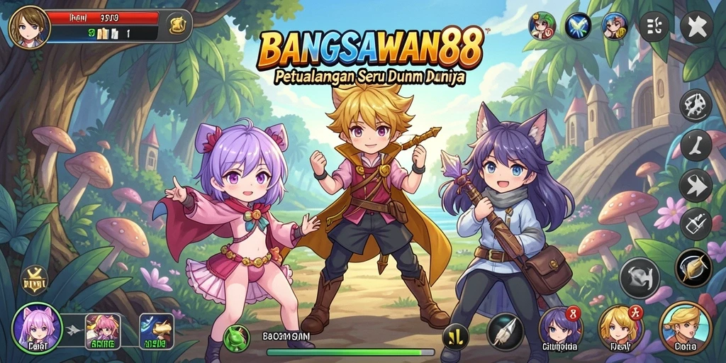 Tampilan menakjubkan gameplay dalam BANGSAWAN88