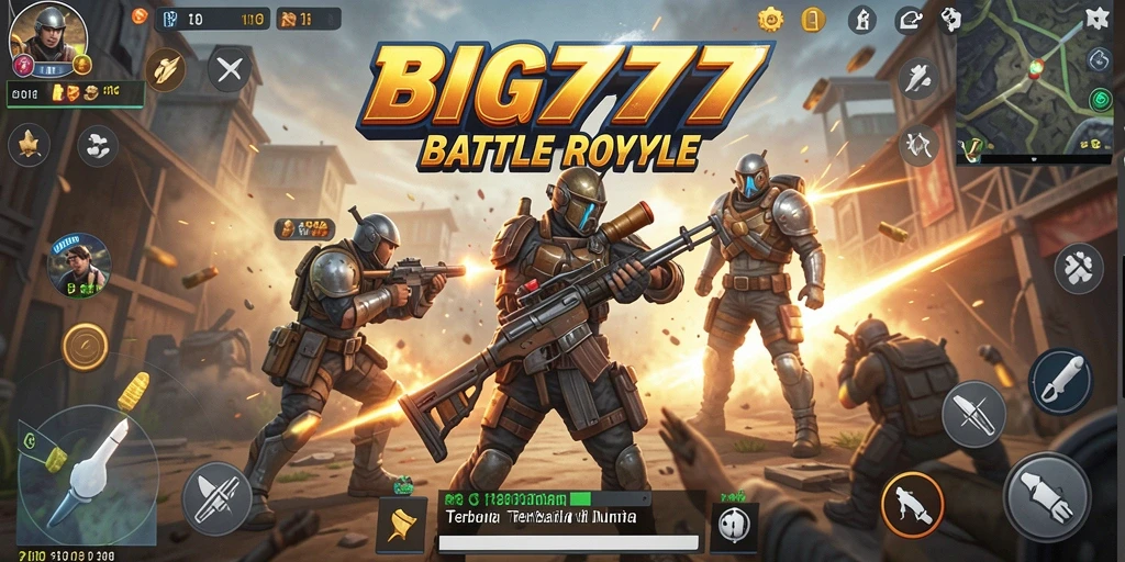 Tangkapan layar gameplay BIG777 menunjukkan aksi pertempuran yang mendebarkan.