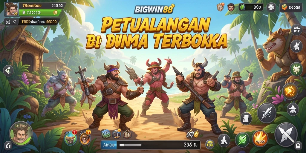 Tampilan gameplay yang mendebarkan dan penuh eksplorasi dalam BIGWIN88.