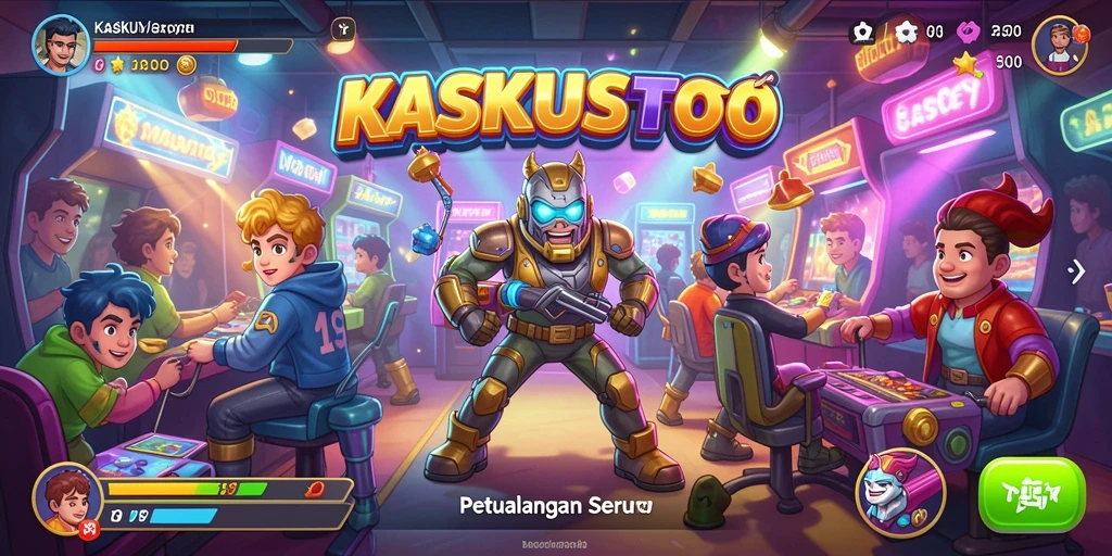 Screenshot gameplay KASKUSTOTO yang menunjukkan aksi seru di dalam game Arcade.
