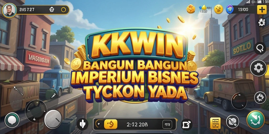 Tangkapan layar utama KKWIN menunjukkan aksi gameplay Tycoon yang mendebarkan.