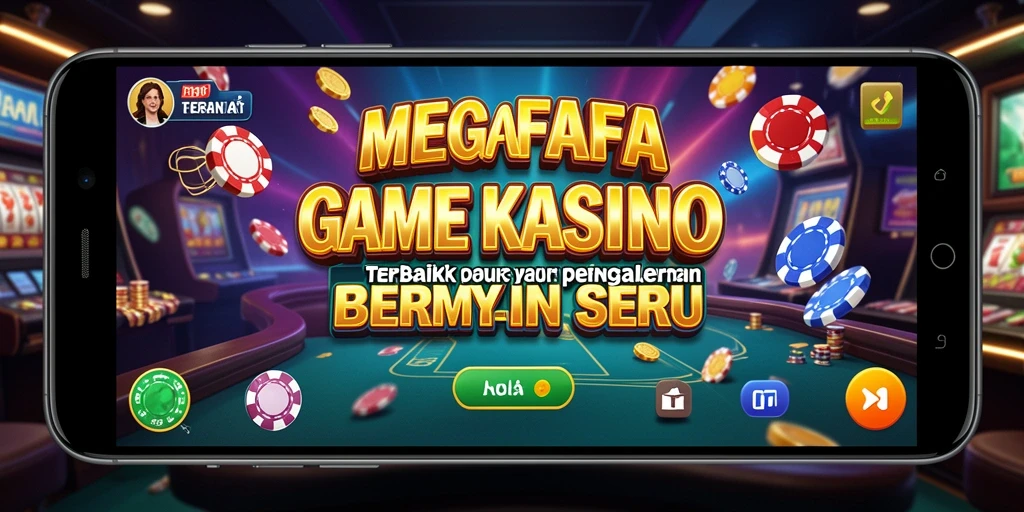 Screenshot utama MEGAFAFA menampilkan gameplay kasino yang seru dan menghibur.