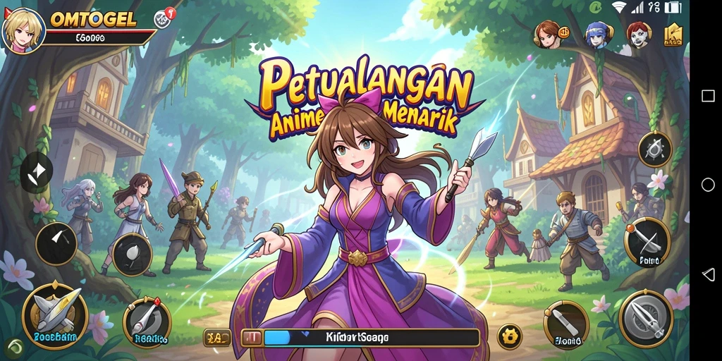 Tampilan screenshot OMTOGEL menunjukkan aksi bertarung yang mendebarkan.