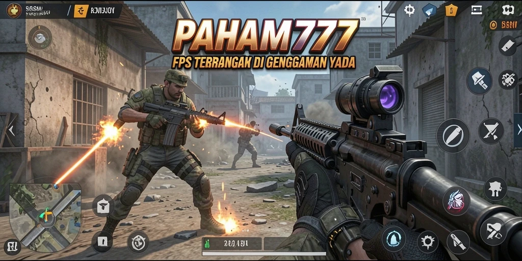 Gameplay seru PAHAM777 dalam aksi FPS yang mendebarkan.