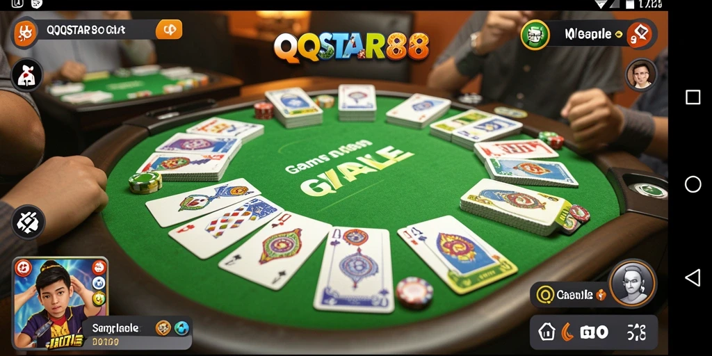 Tampilan gameplay seru dari QQSTAR88 dengan fitur Gaple menarik.