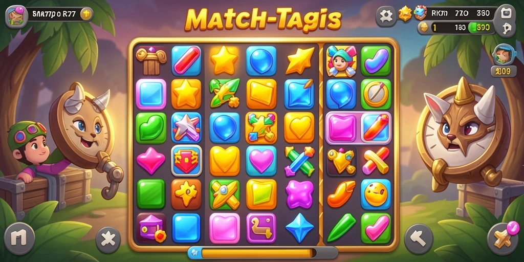 Tampilan gameplay menarik dari RK77 yang menantang di setiap level.