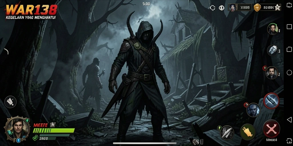 Gameplay mengerikan penuh dengan makhluk menyeramkan.